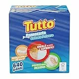 Tutto Catturapolvere, 640 Panni di Carta Multiuso, Ideali da Utilizzare in Tutte le Superfici come Legno, Vetro e Pavimenti, Lavabile e Riutilizzabile Oltre 20 Volte, 100% Made in Italy