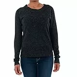 VERO MODA VMDOFFY LS O-Neck Blouse GA Noos Felpa, Nero (Blackblack), 42 (Taglia Unica: Small) Donna