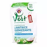 Chanteclair Vert Ecoricarica Lavatrice Ecodetergente Ipoallergenico Extra White Bicarbonato e Tea Tree Oil, 1.2L