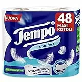 Tempo Carta Igienica Comfort, Morbida E Resistente - 48 Maxi Rotoli