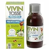 Vivin Tosse Pediatrico - Sciroppo Per Tosse Secca E Grassa A Base Di Estratti Vegetali E Miele, Promuove lidratazione del muco e protegge la mucosa faringea. 150 ml, 11