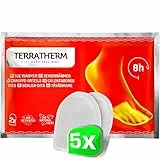 TerraTherm Scaldapiedi Adesivi, 8 Ore di Piedi Caldi, Solette scaldapiedi e Solette riscaldanti, Adatte a Tutti i Tipi di Scarpe, extrasottili, comode e morbide, Solette riscaldanti per Piedi, 5 Paia