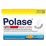 Polase Plus, più Magnesio e più Potassio, Integratore Alimentare di Sali Minerali, Contro Stanchezza e Fatica, Gusto Arancia e Mandarino, 36 Bustine