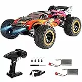 HOWMOURZ Macchina Telecomandata Fuoristrada 60 km/h Veicoli ad alta velocità Scala 1:16 Lega Doppia batteria Motore brushless Auto RC Auto telecomandata Adulti 600