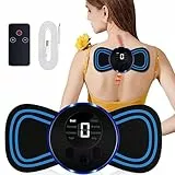 Mini Massaggiatore Cervicale, 8 Modalità e 19 Intensità Massaggiatore Elettrico per Collo con Display Digitale e Ttelecomando, per Alleviare i Dolori Muscolari del Corpo