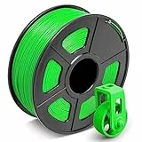Filamento SUNLU ABS 1.75mm, Filamento Stampante 3D Resistente ad Alta Resistenza, Precisione Dimensionale +/- 0.02mm, Filamenti ABS Forti, Verde 1KG