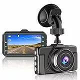 【2023 Nuova Versione】CHORTAU Telecamera per Auto 1080P Dashcam Auto Schermo da 3 Pollici Angolo di Ripresa da 170°, con Registrazione in Continuo, Monitor di Parcheggio, fronte