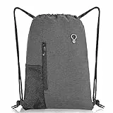 Weinsamkeit Sacca Sportiva, Zaino Sportiva con Coulisse per Uomo/Donna Borsa da Palestra Coulisse con Sacca Cerniera e Borsa a Griglia Sacca Sportiva con Coulisse per Palestra/Scuola/Spiaggia/Viaggio