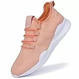 Donna Scarpe da Running Ginnastica Camminata Sportive Trekking Tennis Trail Jogging Palestra Mesh Basket Sport Outdoor Fitness Sport Platform Sneakers Orange Rosa 42 EU