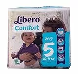Essity Italy Libero Comfort 5 Pannolino Per Bambino Taglia 10-14kg 24 Pezzi