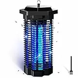 CONOPU Zanzariera Elettrica - 18W Lampada Antizanzare Giardino, 3000V Lampada Zanzare Interno, 365nm UV Antizanzare Elettrico, Anti Zanzare per Esterno, Nero