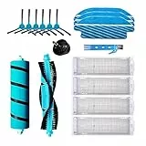 Kit di accessori per Cecotec Conga 3490 3290 3390 3590 3690 3790 Robot aspirapolvere Parte di ricambio 2 Spazzola principale 4 Filtro Hepa 6 Spazzola laterale 3 Panni per mop 1 Ruota