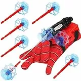 OBLRXM Launcher Glove, Spider-Man Guanti Launcher per Spider-Man, Guanti da Lanciatore per Spider-Man, Abito da Supereroe, Spider -Man Spider Cobweb Launch Glove, Spider-Man Guanti Cosplay