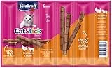 Vitakraft Cat-Stick mini - Dolcetto per gatto con tacchino e agnello - 1 x 6 stick