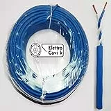 ® ELETTRO CAVI K - CAVO PER VIDEOCITOFONO IN RAME PROFESSIONALE 2x1 mm² TWISTATO COMPATIBILE URMET BTICINO VIMAR 2 POLI BIPOLARE 50 METRI
