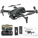 12PRO Droni con Telecamera Motore Brushless Drone per Principianti e Adulti 5G WIFI FPV RC Pieghevole Quadcopterper 135° Telecamera Regolabile Motorizzata 1080P HD 2 Cameras Altitude Hold 2 Batterie
