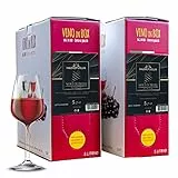 Vino rosso Nero di Troia IGT Puglia - 2 Bag in box da 5 litri - Vino rosso prodotto da uve pugliesi.