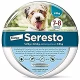 Seresto Collare antiparassitario, Elimina pulci, zecche, pidocchi e protegge dal rischio di trasmissione della leishmaniosi, Per cani fino a 8 kg e fino a 8 mesi