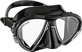 Cressi Matrix - Maschera per Immersioni, Apnea e Snorkeling , Unisex Adulto, Nero, Unica