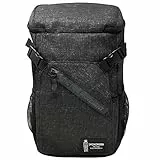 Smemoranda Zaino tecnico Re-Generation ECO - Nero - maxi tasca frontale, tasca interna porta pc/tablet - realizzato dal riciclo di bottiglie in PET (550ml/17gr)