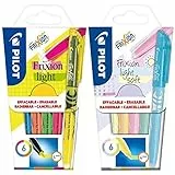 Pilot FriXion Light, evidenziatore cancellabile (pastello + neon set da 12 pezzi)