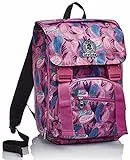 Invicta Zaino Scuola Estensibile, Rosa Paisley, Bambine e Ragazze, Zaino Doppio Scomparto, Maxi Capienza, Scuola e Tempo Libero, Bambine e Ragazze