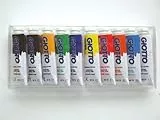 Giotto 301900 - Confezione di 10 tubetti di tempere da 10 ml l'uno, colori assortiti
