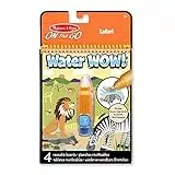 Melissa & Doug Water Wow Magic Book | Libro da Colorare con la Penna Magica a Tema Safari| Album con Pennarelli ad Acqua | Giochi da Viaggio per Bambini dai 3 ai 7 anni
