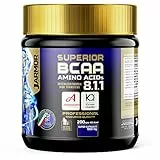 J.Armor Bcaa 200 Capsule Aminoacidi Ramificati 8.1.1 + Vitamina B6 Aminoacidi Kyowa Ajinomoto Preworkout Massa Muscolare Capsula formula 8 1 1 da 1000 mg