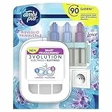 Ambi Pur Profumatore per Ambienti, 1 Diffusore Elettrico Ambiente e 1 Ricarica, Fragranza Risveglio Primaverile, tecnologia Elimina Odori, Fino a 90 Giorni di Profumo per Ricarica