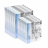 Amazon Basics - Sacchetti di stoccaggio da viaggio arrotolabili, confezione da 12 (6 piccoli e 6 medi)