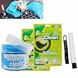 3 Pezzi Gel Pulizia Auto Interno accessori pulizia auto interno，Gel Universale per Pulizia Tastiera Pc Riutilizzabile ，Polvere da Automobili, Fotocamere, Tastiere e Stampanti, Laptop