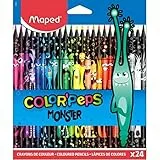 Maped Pastelli Black Monster X24 Colori