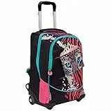 GIOCHI PREZIOSI GOPOP 2022 Trolley 2 Ruote Round Rebel, per chi si sente stilosa, energica e glamour, con schienale imbottito-rinforzato, carrello con ruote rinforzate, copriruote sagomato, GG9L1000