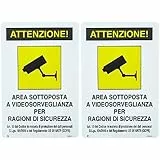 Senza marca generico 27783 Cartello segnaletico (Confezione da 2)