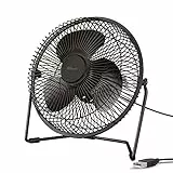 Trust Blaze Ventilatore Alimentato via USB, Velocità Regolabile, Cavo da 120 cm - Nero