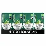 CUPPER Tè Verde Lime e Zenzero Biologico e Fairtrade Cupper (4 confezioni da 20 bustine di tè, totale 80 bustine di tè)