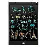 Tavoletta Grafica LCD Scrittura, 12 Pollici Lavagna da Disegno Digitale Portatile PINKCAT Ewriter Cancellabile Disegno Pad Writing Tablet per Bambini Adulti della Casa Scuola Ufficio