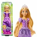 Disney Princess - Rapunzel bambola vestita alla moda con capi e accessori scintillanti ispirati al film, giocattolo per bambini, 3+ Anni, HLW03