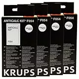 Krups Anticalc Kit*F054, Decalcificante Macchine del Caffè, Accessori, 4 Pezzi