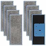 8X Panni Lavabili per iRobot Braava Serie M6 Mop Accessori di Ricambio per Braava Jet M6134,Riutilizzabili