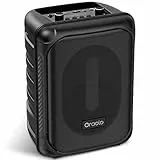 Oraolo Altoparlante Bluetooth senza fili con luci, Loud 40W altoparlante portatile, altoparlanti wireless all'aperto TWS Pairing per esterni 24H Playtime, Built-in Mic, supporto TF Card USB AUX