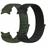 KIBDSNG Cinturino in nylon compatibile con Samsung Galaxy Watch 5/4, 40 mm, 44 mm, Galaxy Watch 5 Pro, cinturino di ricambio regolabile per Galaxy Watch 4 Classic 42 mm, 46 mm, da uomo e da donna