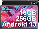 FACETEL Tablet 11 Pollici Android 13 Tablet con 5G WiFi, Octa-Core 2.0 GHz | 16GB + 256GB TF 1TB | 8600mAh | 2K FHD+ 2000 * 1200 | Doppia Camera | Bluetooth 5.0, Tablet con Case - Nero