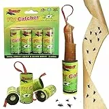 LYPER 8 nastri di carta mosca appiccicosa, trappola per moscerini, trappola per moscerini, zanzare, tarme in interni o esterni,100% atossici