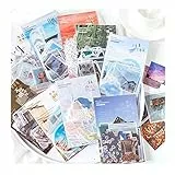 nobrand 320 Pezzi Adesivo per Scrapbooking, Adesivi Fai-da-Te per Bambini e Adulti,Adesivi Ddecorativi per Fatto a Mano/Adesivi per Album di Ragazze,Adesivi per Appunti in Stile Naturale