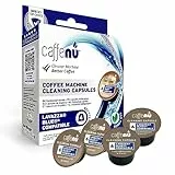 Caffenu | Capsule Per La Pulizia Del Caffè Caffenu | Compatibile con il sistema per caffè Lavazza Blue | Detergente macchina caffè | Completa il tuo kit da barista