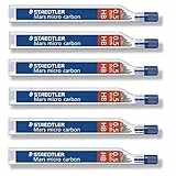 Staedtler Mars Micro Carbon 250 0.5 mm HB - Portamine, mine HB - 6 tubi/confezione (72)