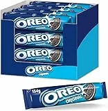 Oreo Original, Biscotti al Cacao Ripieni di Crema al Gusto Vaniglia, 16x154g (16 monoporzioni da 154g)