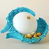 Lampade e lanterne per camerette per bambini simpatiche lampade a sospensione a LED angelo ali per bambini (Color : Blue, Size : 65 * 18cm)